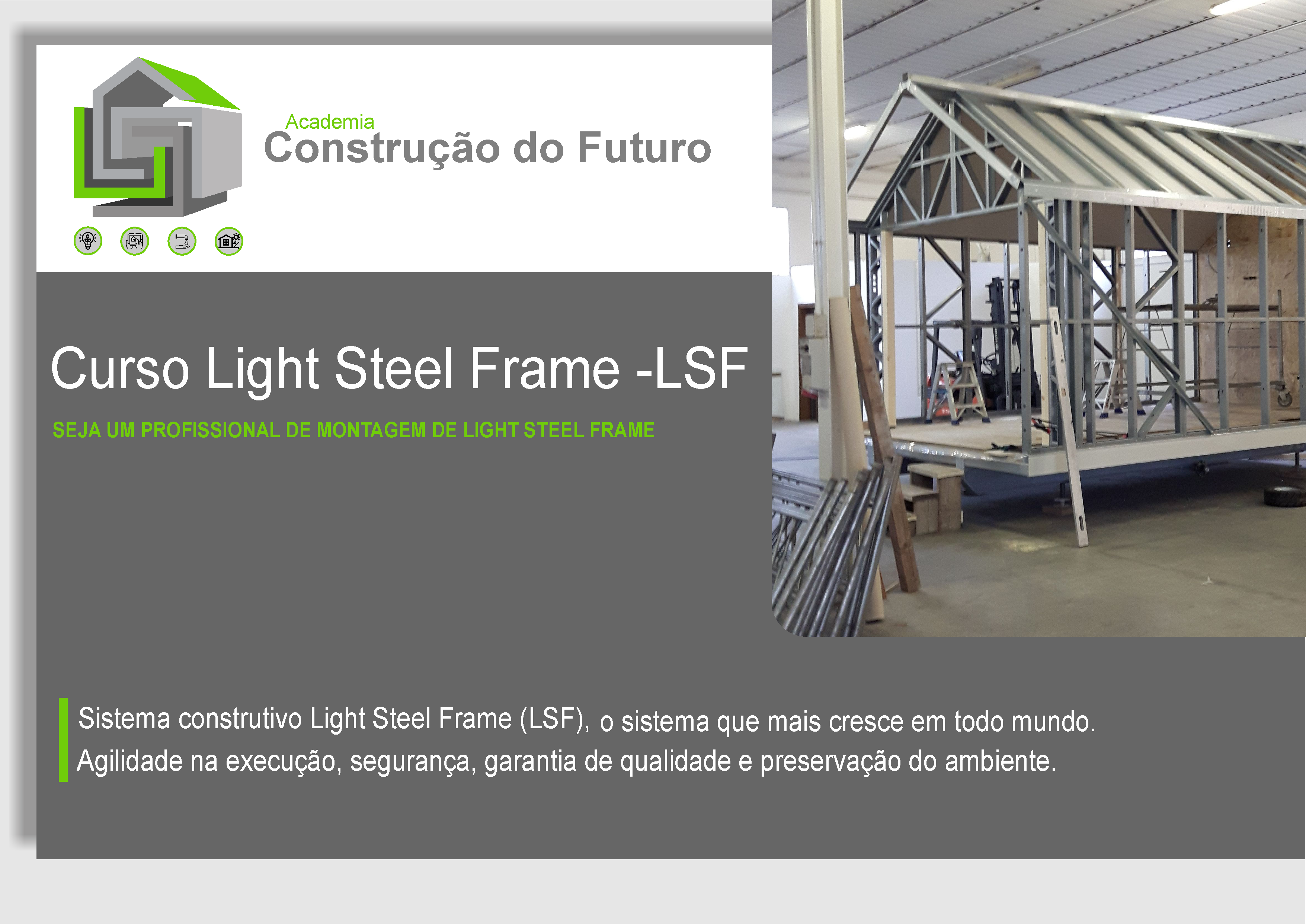 Curso prático de Light Steel Frame | Piracicaba | SP